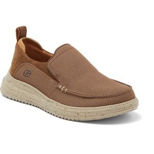 SKECHERS Mens Proven Renco Sneaker- New In Box Brown Color- Reemoly
